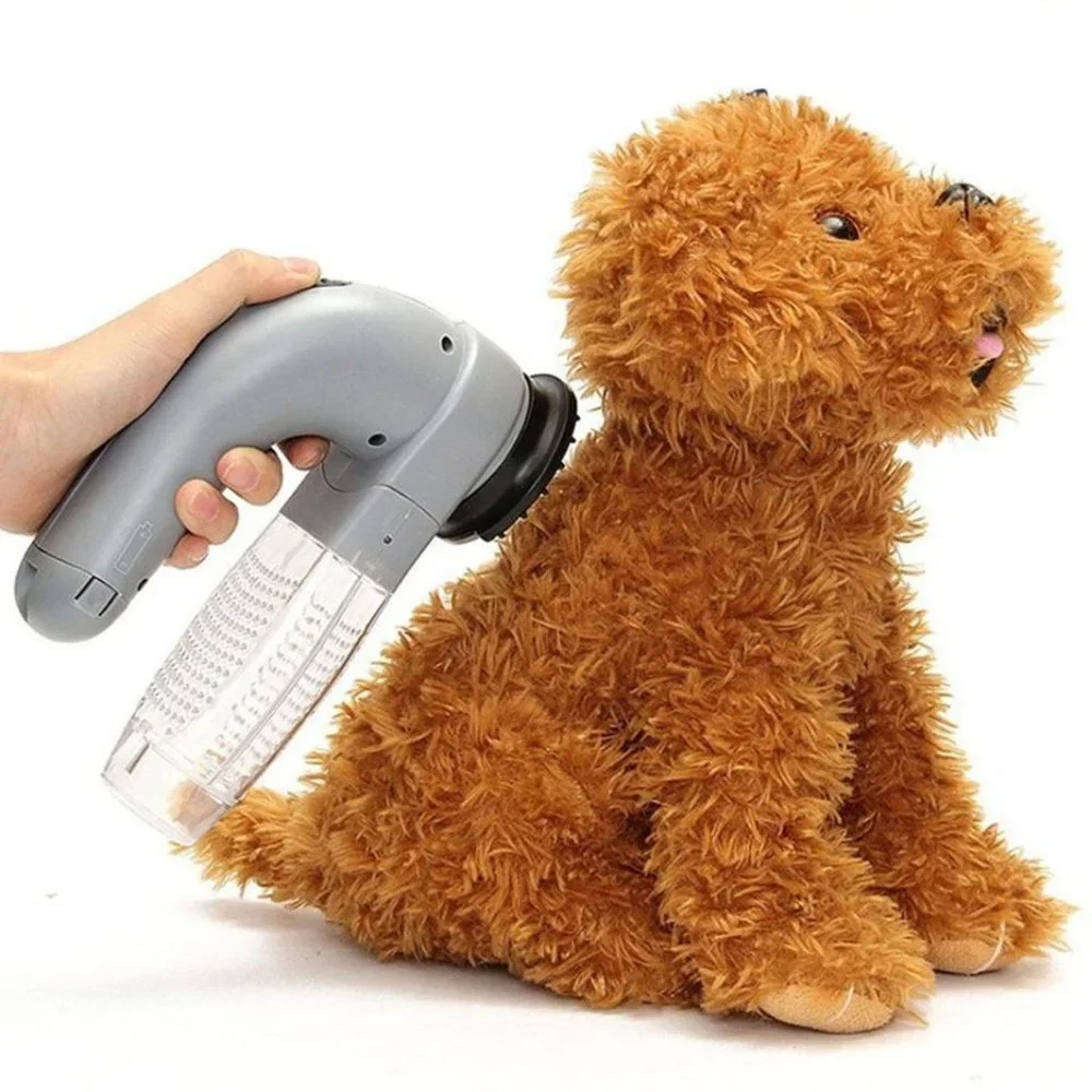 Pet Shedding Tool Hair Fur Remover Puppy Electric Hair Shedding Grooming Brush C